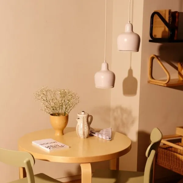 أضواء حبل شنقا الألومنيوم مصباح قلادة الجرس Aluminum Hanging Rope Lights Bell Pendant Lamp