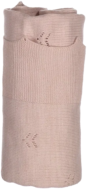 021-10202-KNIT BLANKET-ROSE EMPOLVACIO