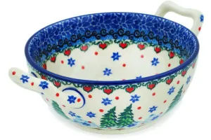 10 oz Bouillon Cup - Dancing Snowman