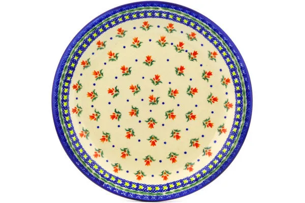 11" Dinner Plate - Cocentric Tulips