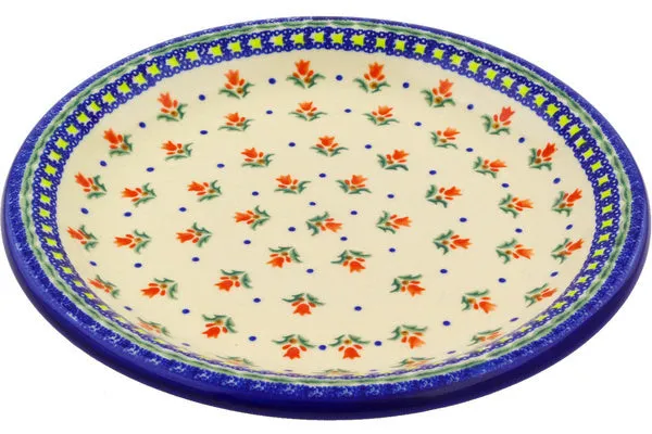 11" Dinner Plate - Cocentric Tulips