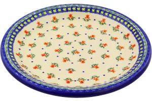 11" Dinner Plate - Cocentric Tulips
