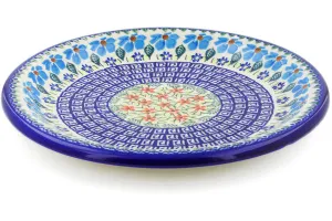 11" Dinner Plate - Pansy Morning