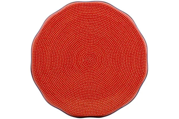 12" Cake Stand - Red Sea