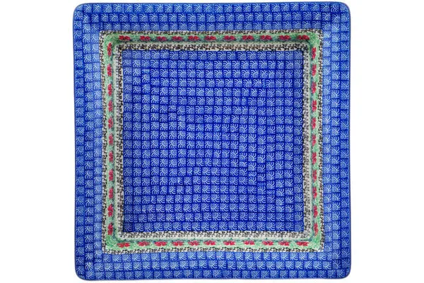 12" Square Platter - Maraschino