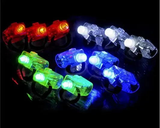 1" Light Up Finger Beams - 12 / Pack