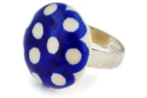 1" Ring - Polka Dot