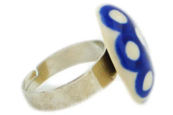 1" Ring - Polka Dot