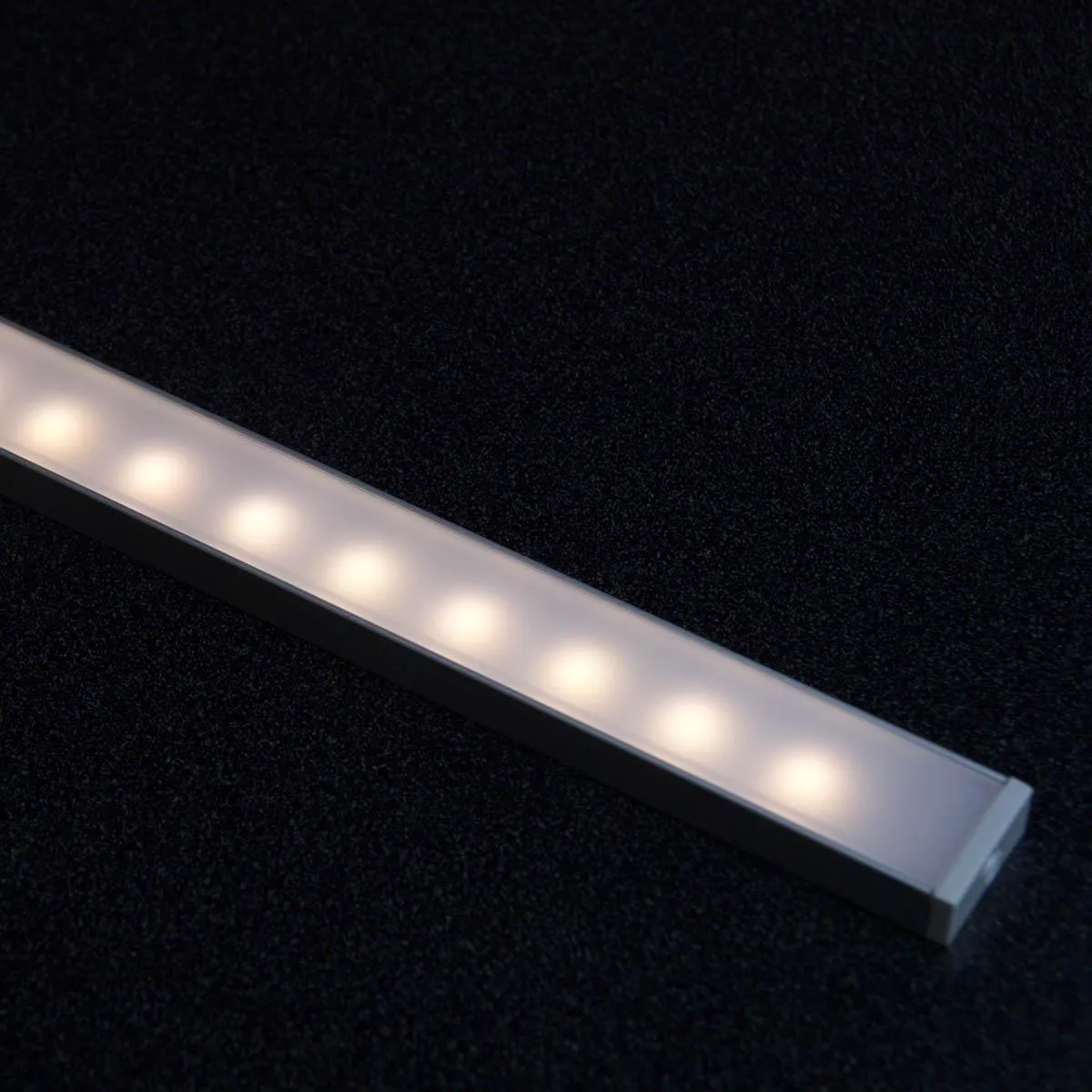48in. Slim Channel Bundle with Classic Frosted Lens, White