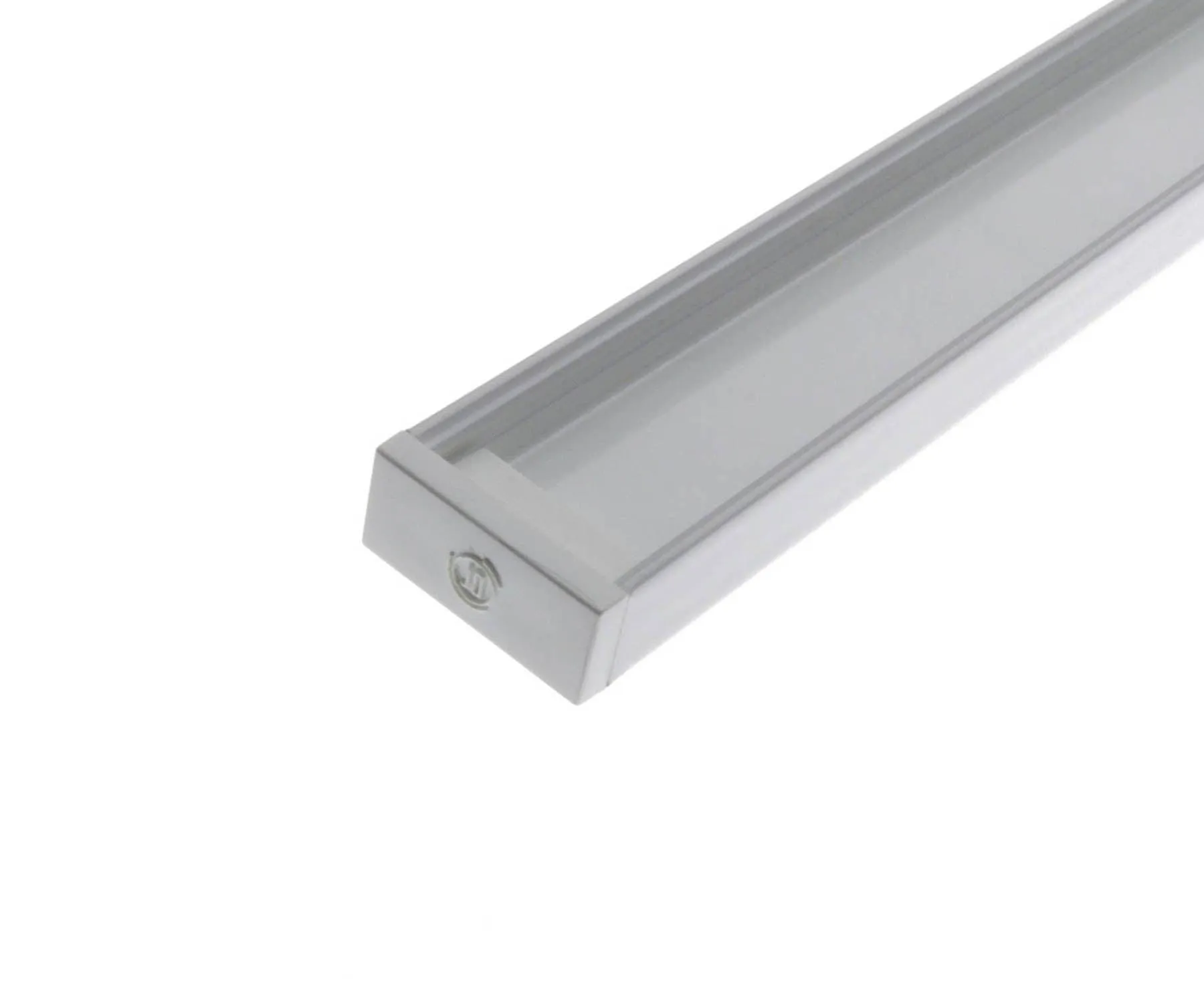 48in. Slim Channel Bundle with Classic Frosted Lens, White
