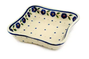 4" Dessert Bowl - Blue Vine Waltz