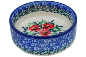 4" Tray - Red Pansy