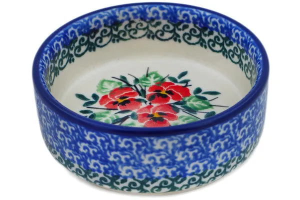 4" Tray - Red Pansy