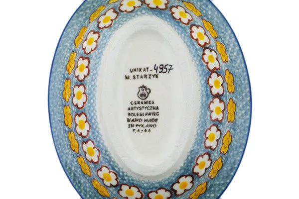 5" Soap Dish - Popcorn Daisies