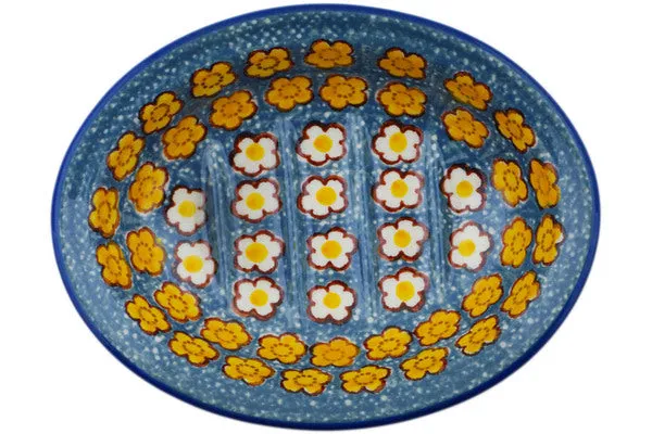 5" Soap Dish - Popcorn Daisies