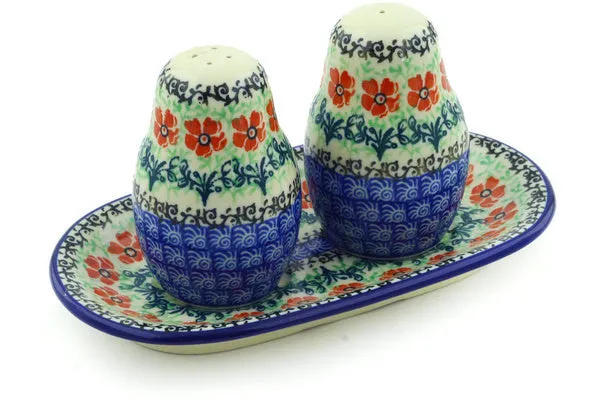 7" Salt and Pepper 3-Piece Set - Maraschino
