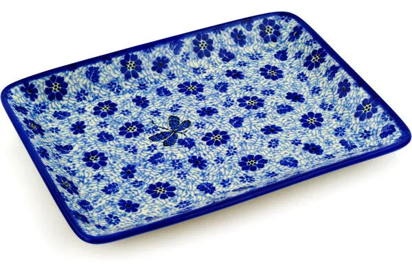 9" Platter - Misty Dragonfly