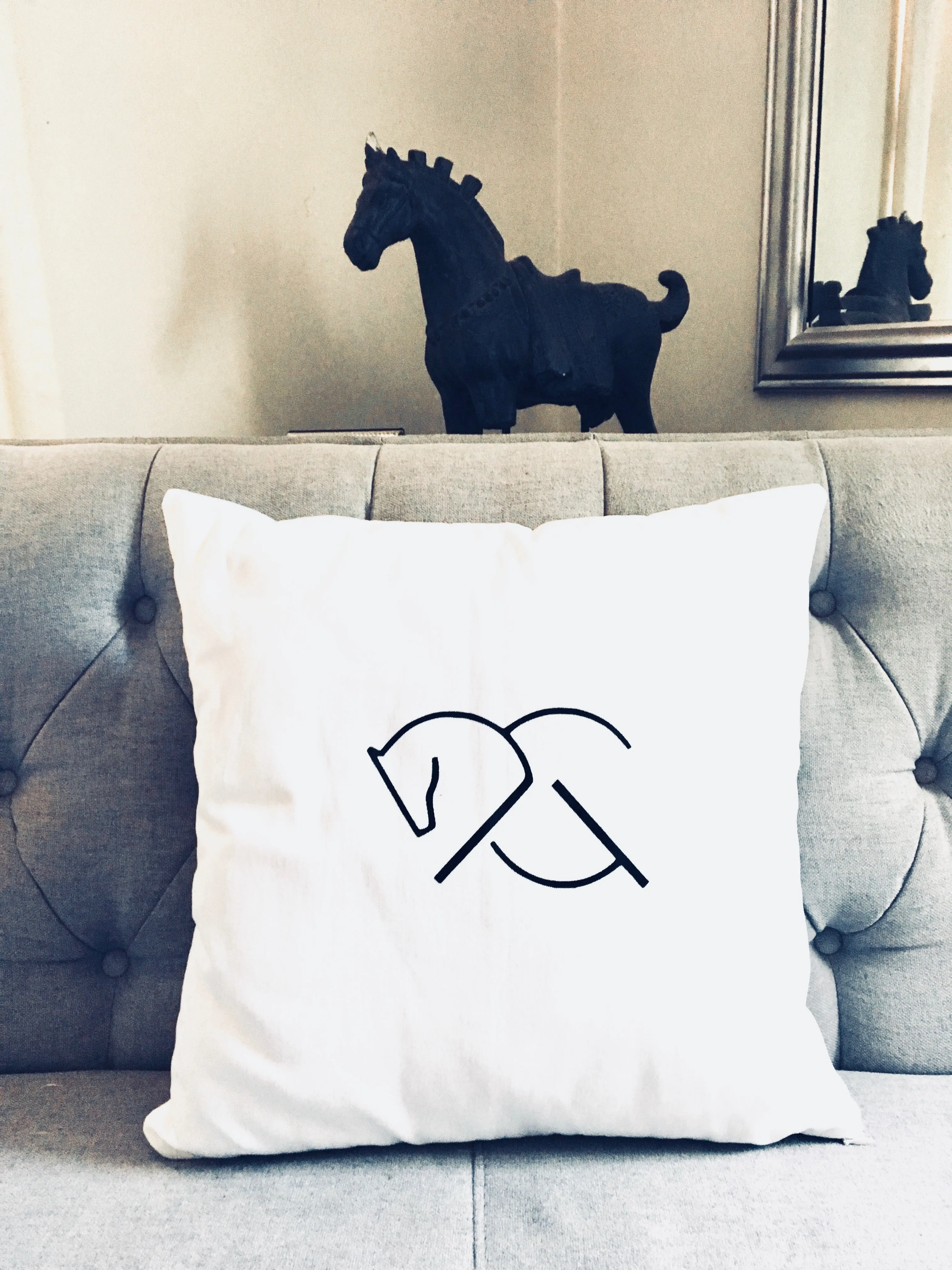 ACG THROW PILLOW COVER - WHITE - AtelierCG