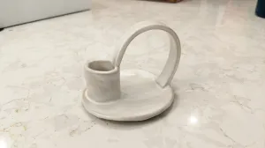 Alabaster Candle Holder - Local Artist