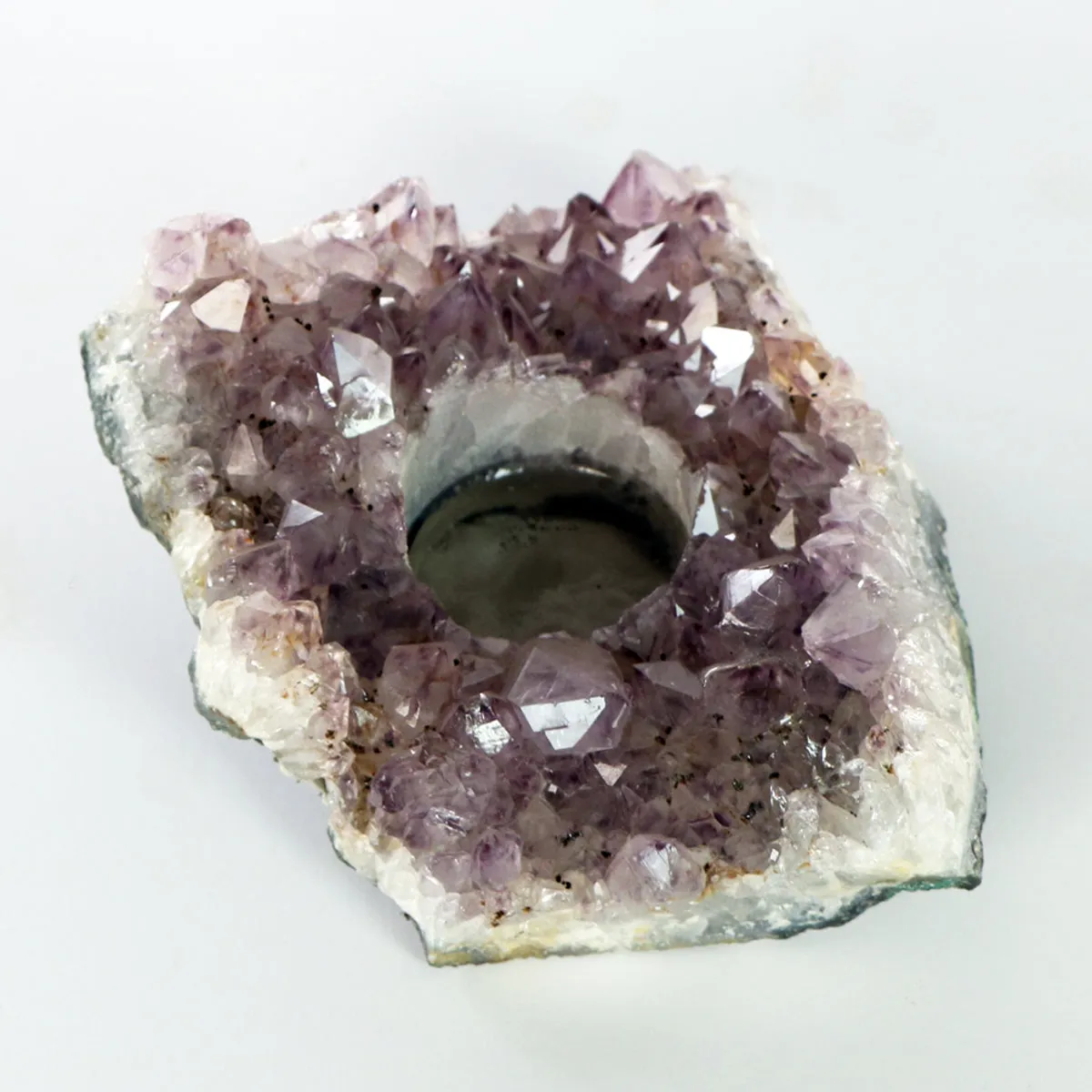 Amethyst Candle Holder