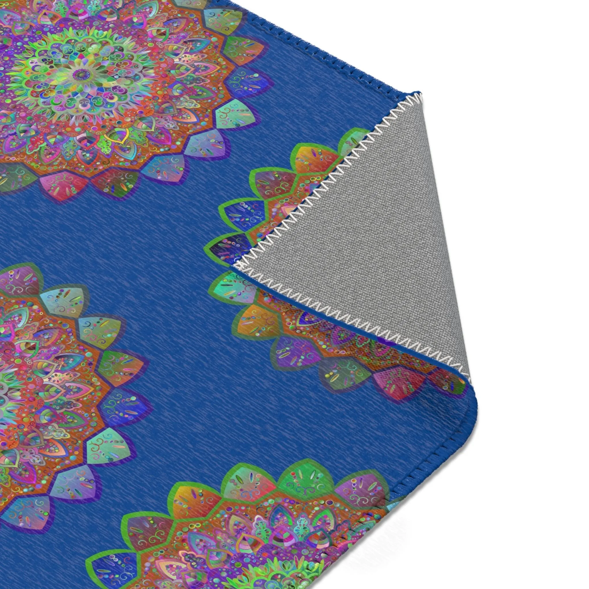 Area Rugs Featuring Hand-Drawn Mandala Designs