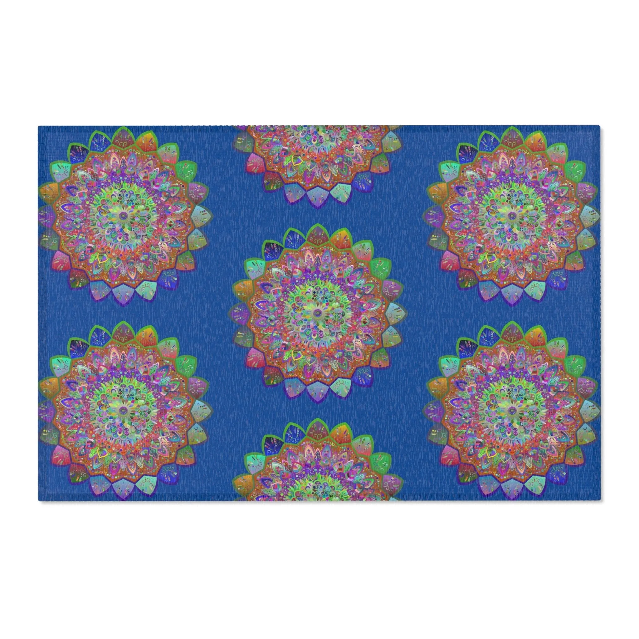 Area Rugs Featuring Hand-Drawn Mandala Designs
