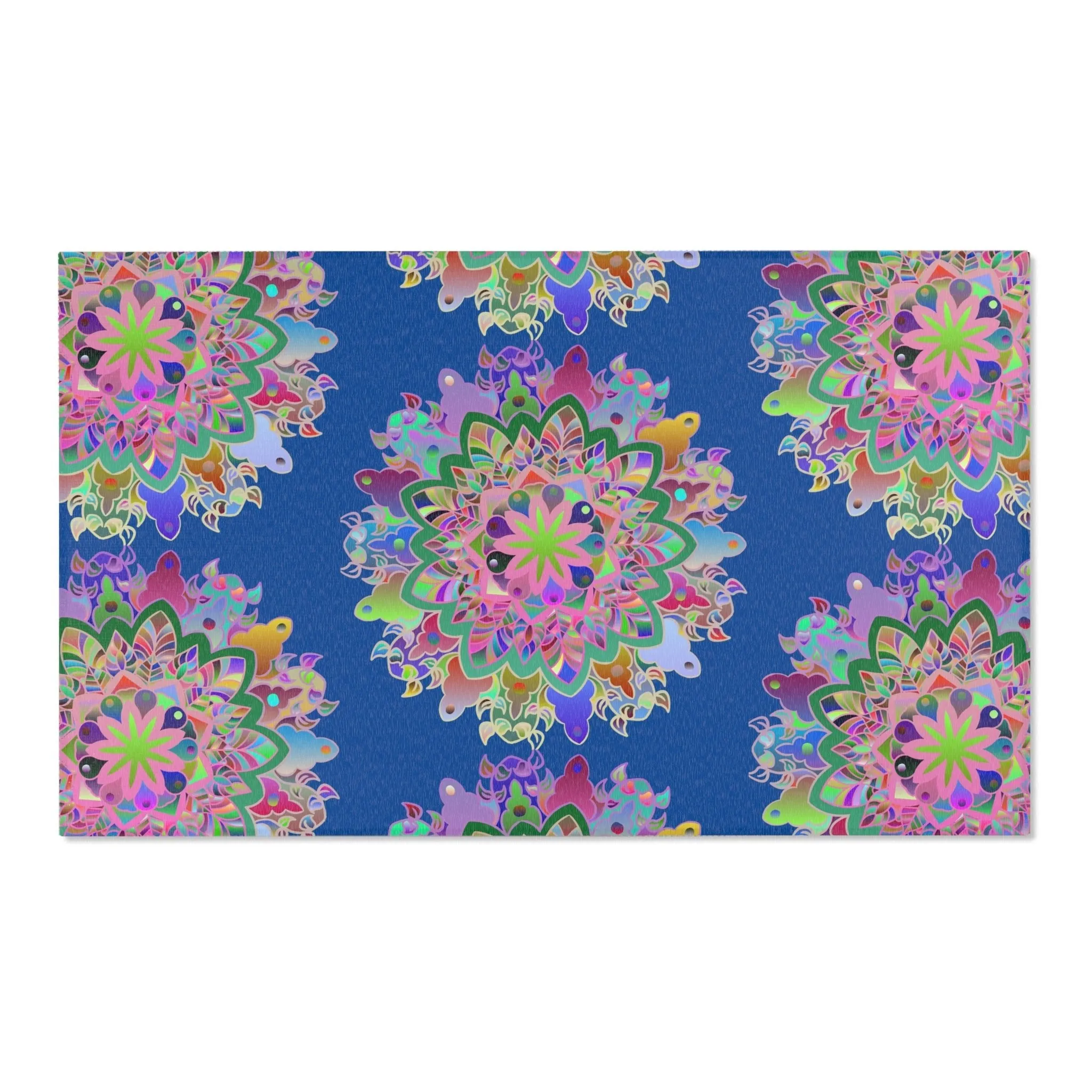 Area Rugs Featuring Hand-Drawn Mandala Designs