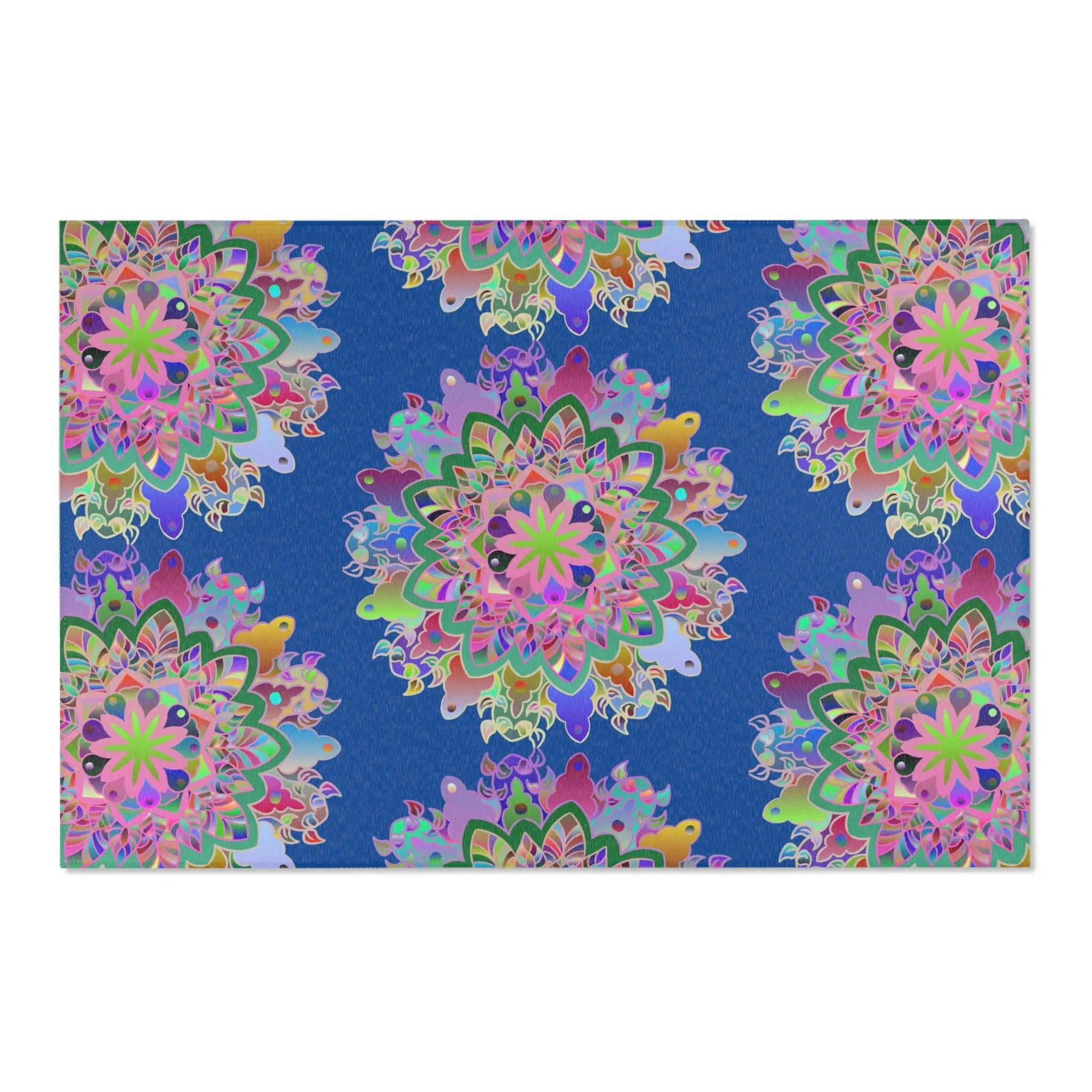 Area Rugs Featuring Hand-Drawn Mandala Designs