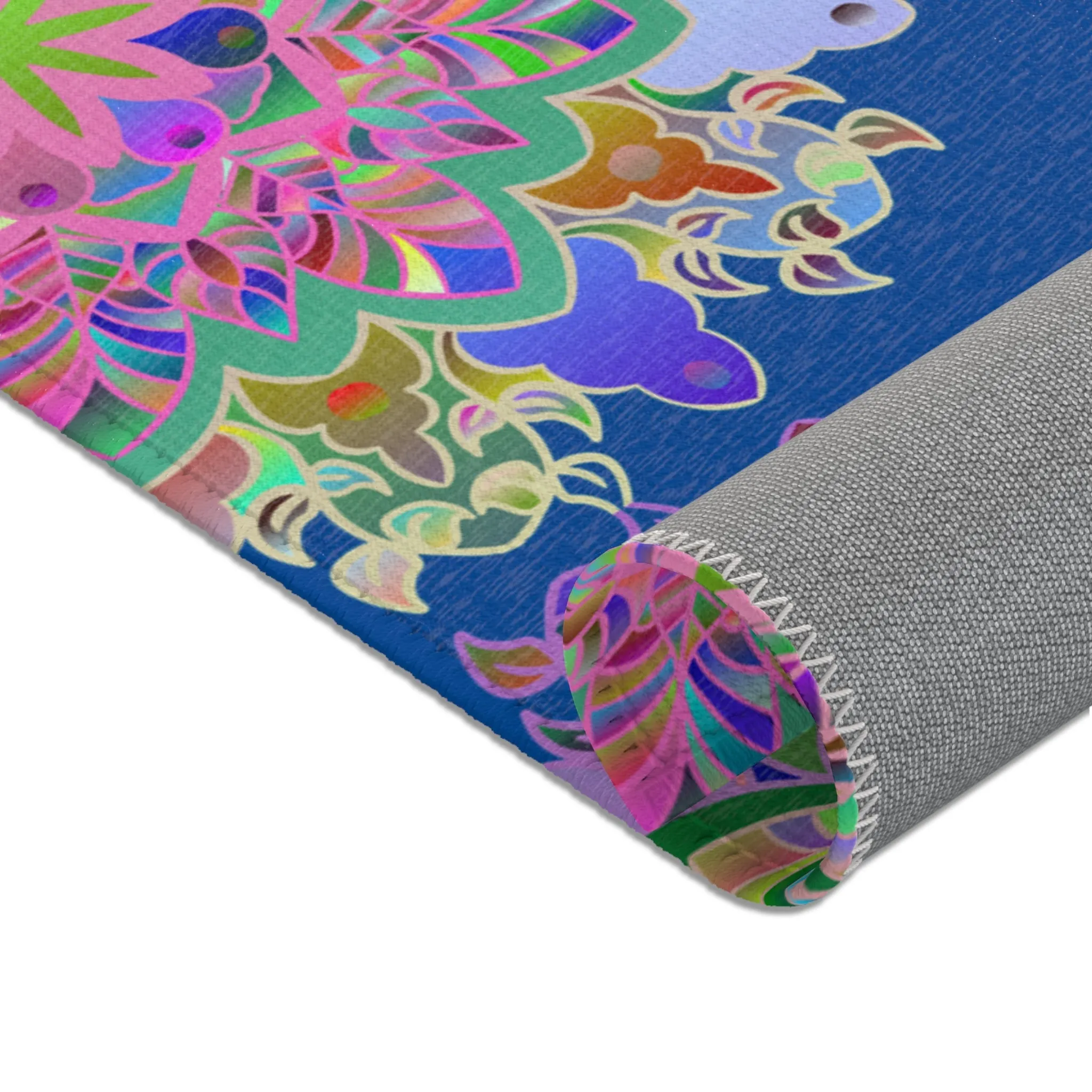 Area Rugs Featuring Hand-Drawn Mandala Designs