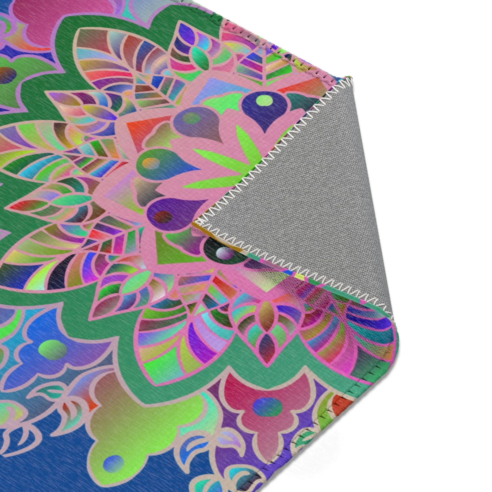 Area Rugs Featuring Hand-Drawn Mandala Designs
