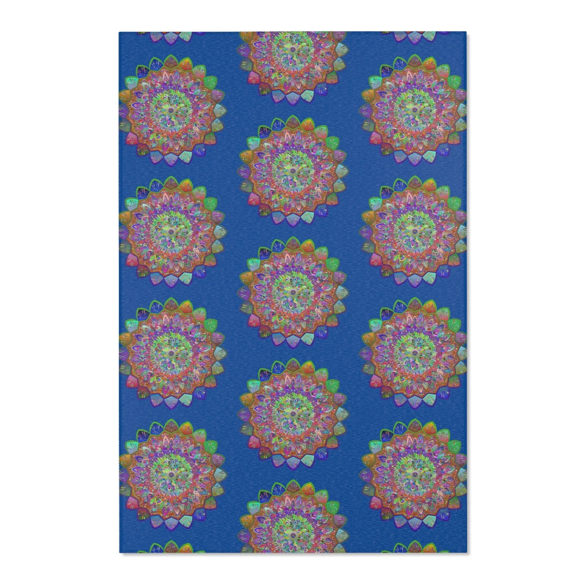 Area Rugs Featuring Hand-Drawn Mandala Designs