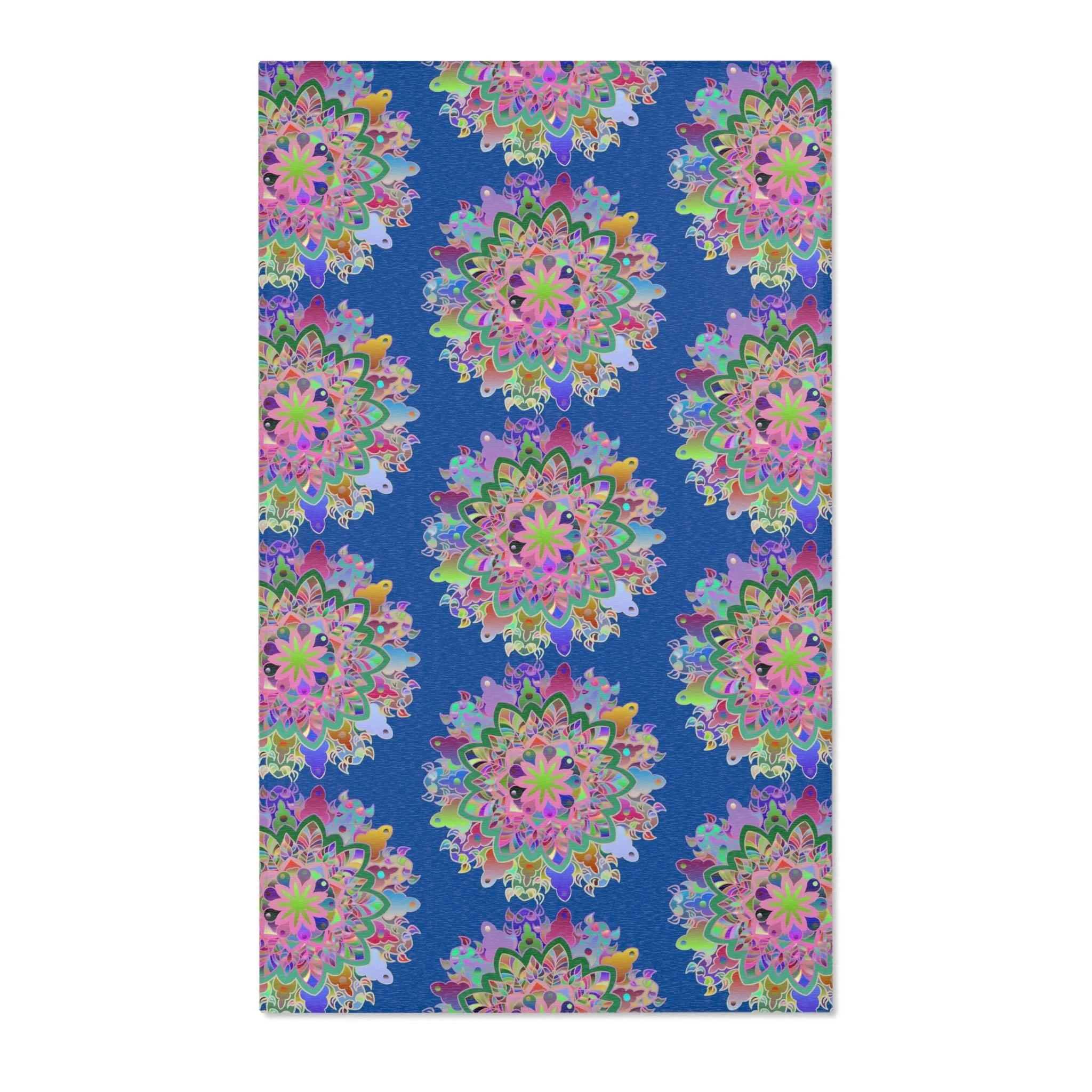 Area Rugs Featuring Hand-Drawn Mandala Designs