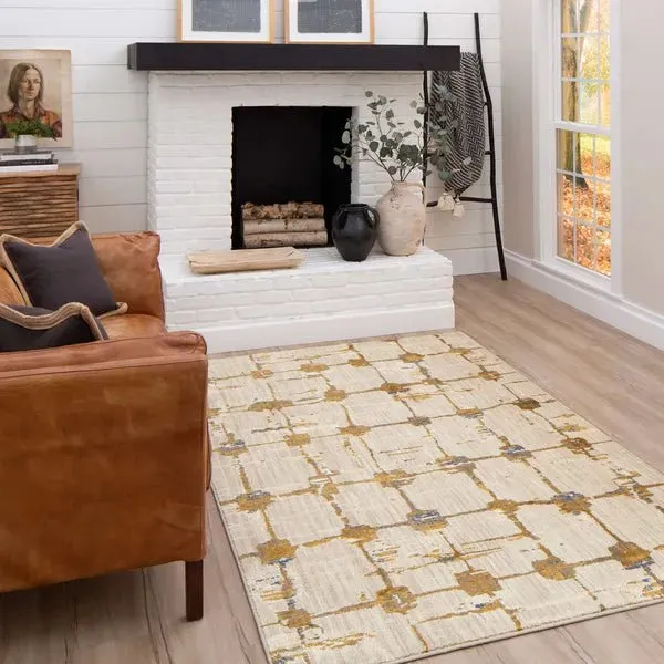 Artisan 91678 10037 Mirage Brushed Gold Rug