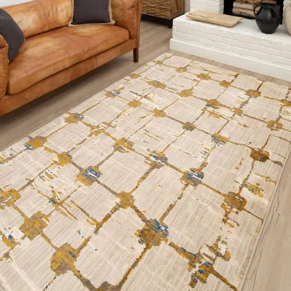 Artisan 91678 10037 Mirage Brushed Gold Rug