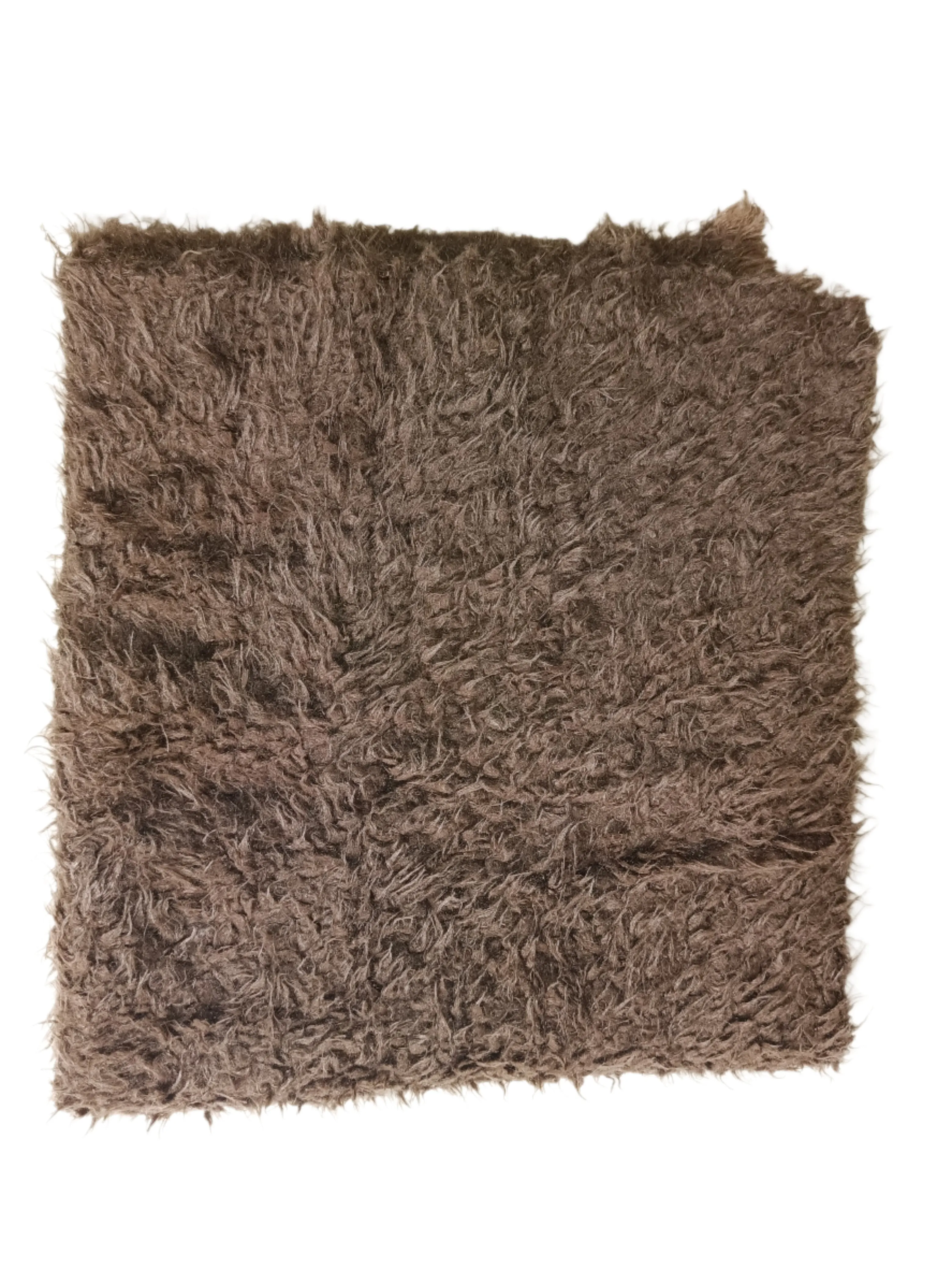 Babymoon Wool Fur Blanket Rugs Fur | 6*3 Feet | Dark Brown