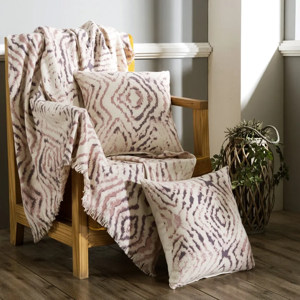 Backyard Diamond 100% Cotton Solid Woven Super Soft Pink Multi Cover Set/Sofa/Multi Cover/Single Bed Cover