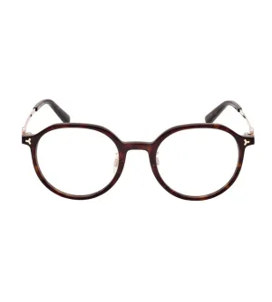 Bally Unisex Dark Havana Round Optical Frame