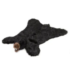 Baloo Black Bear Kids Plush Rug (LG)