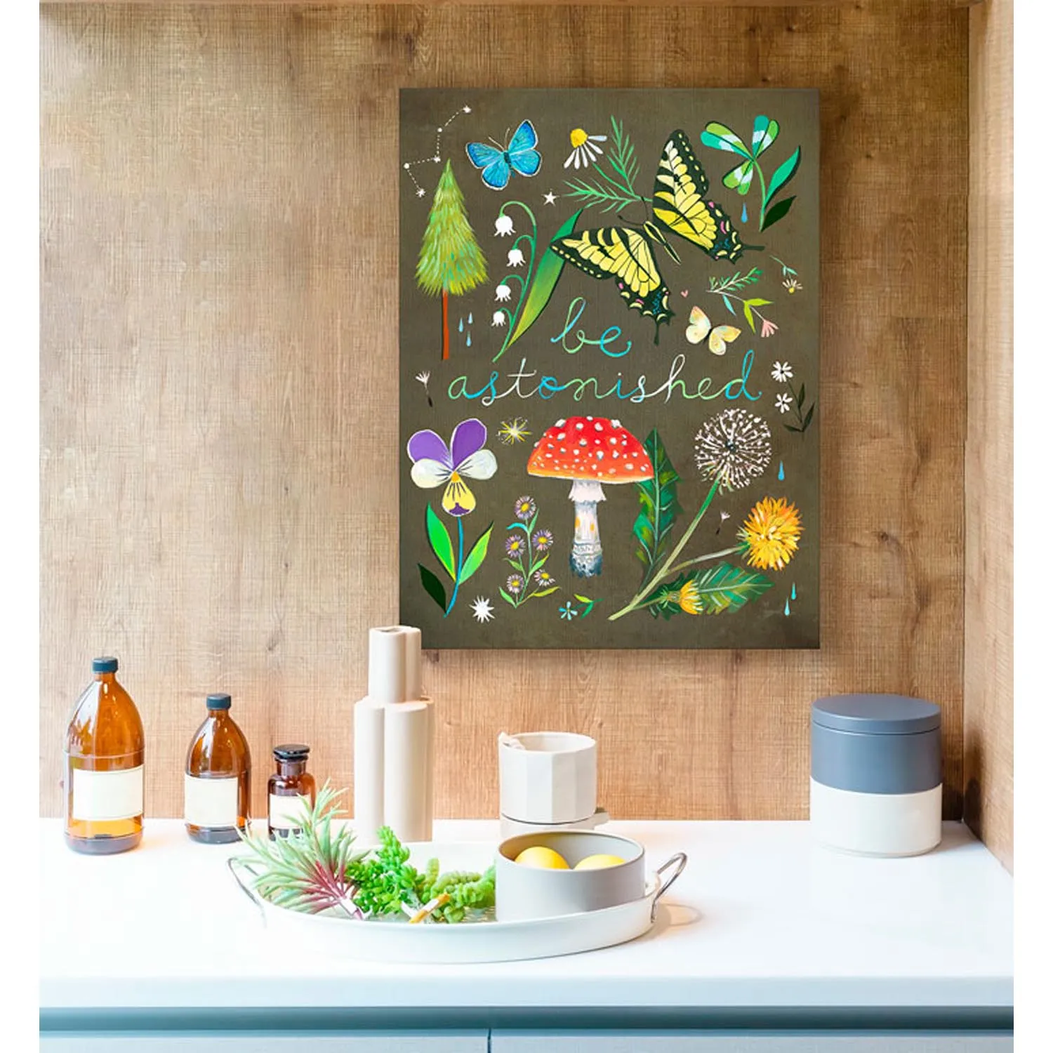 Be Astonished Canvas Wall Art
