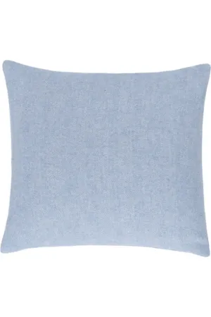 Blue Denim Herringbone Pillow