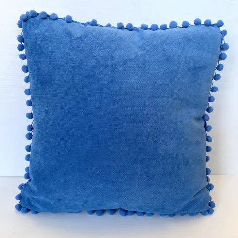 Blue Pompoms