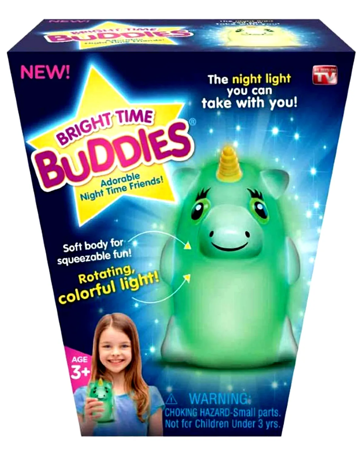 Bright Time Buddies Night Light - Unicorn