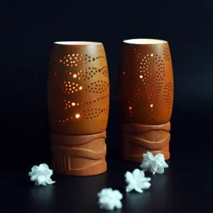 Bud3 Candle Pod- Set of 2 with Free 2 Soywax Tealight Candles
