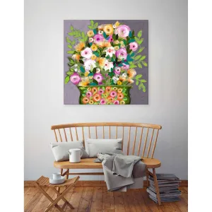 Burst Of Love Canvas Wall Art