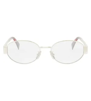Celine Women's Gold Oval Sunglasses