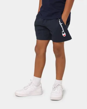 Champion Kids' Script Jersey Shorts Navy