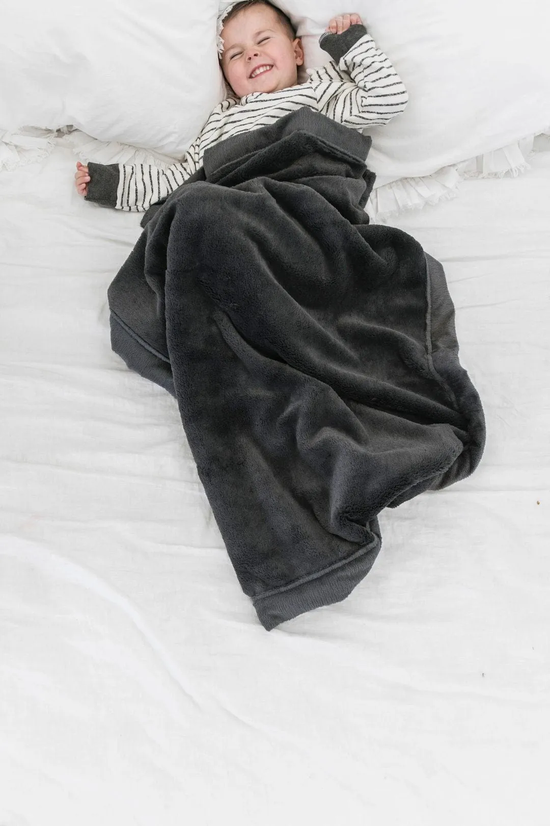 Charcoal Lush Blanket
