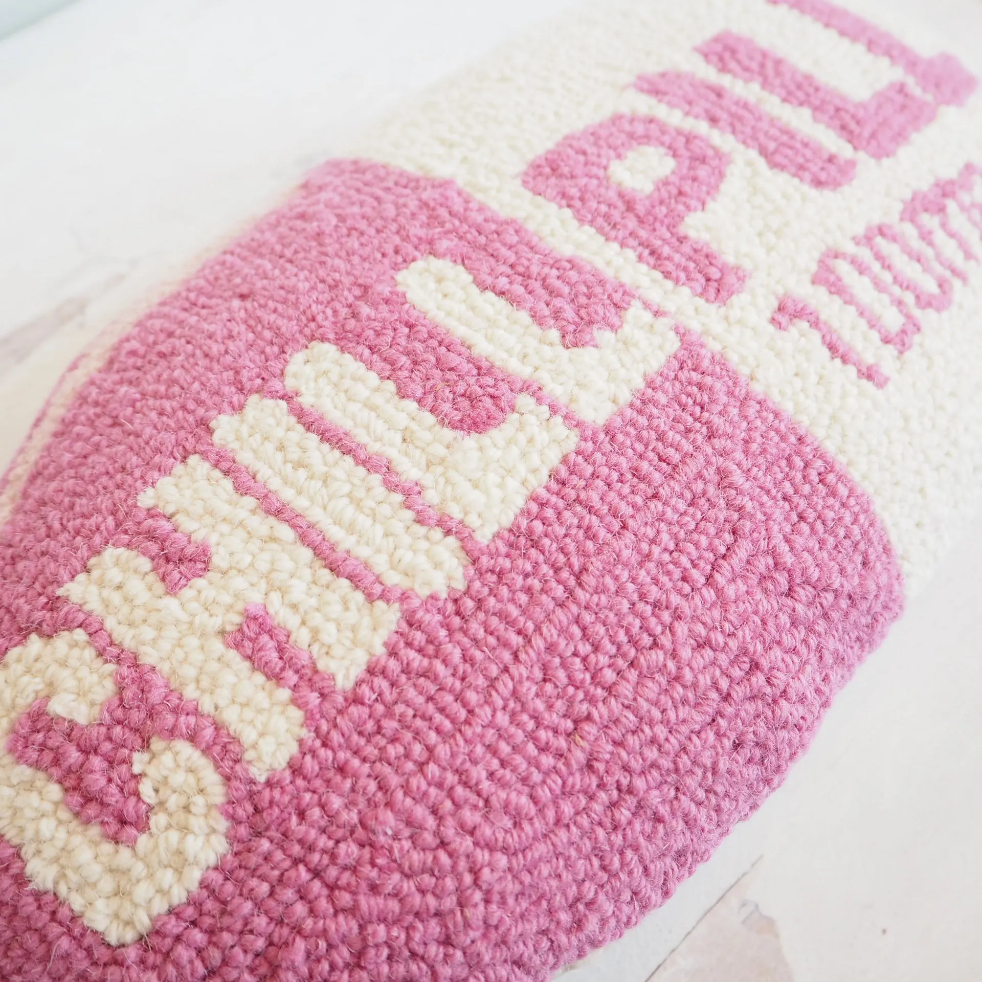 Chill Pill Hooked Pillow