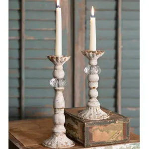 Chrissy Taper Candle Holders Set