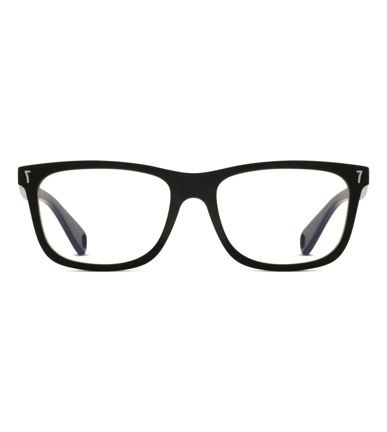 CR7 Unisex Black Rectangular Optical Frame